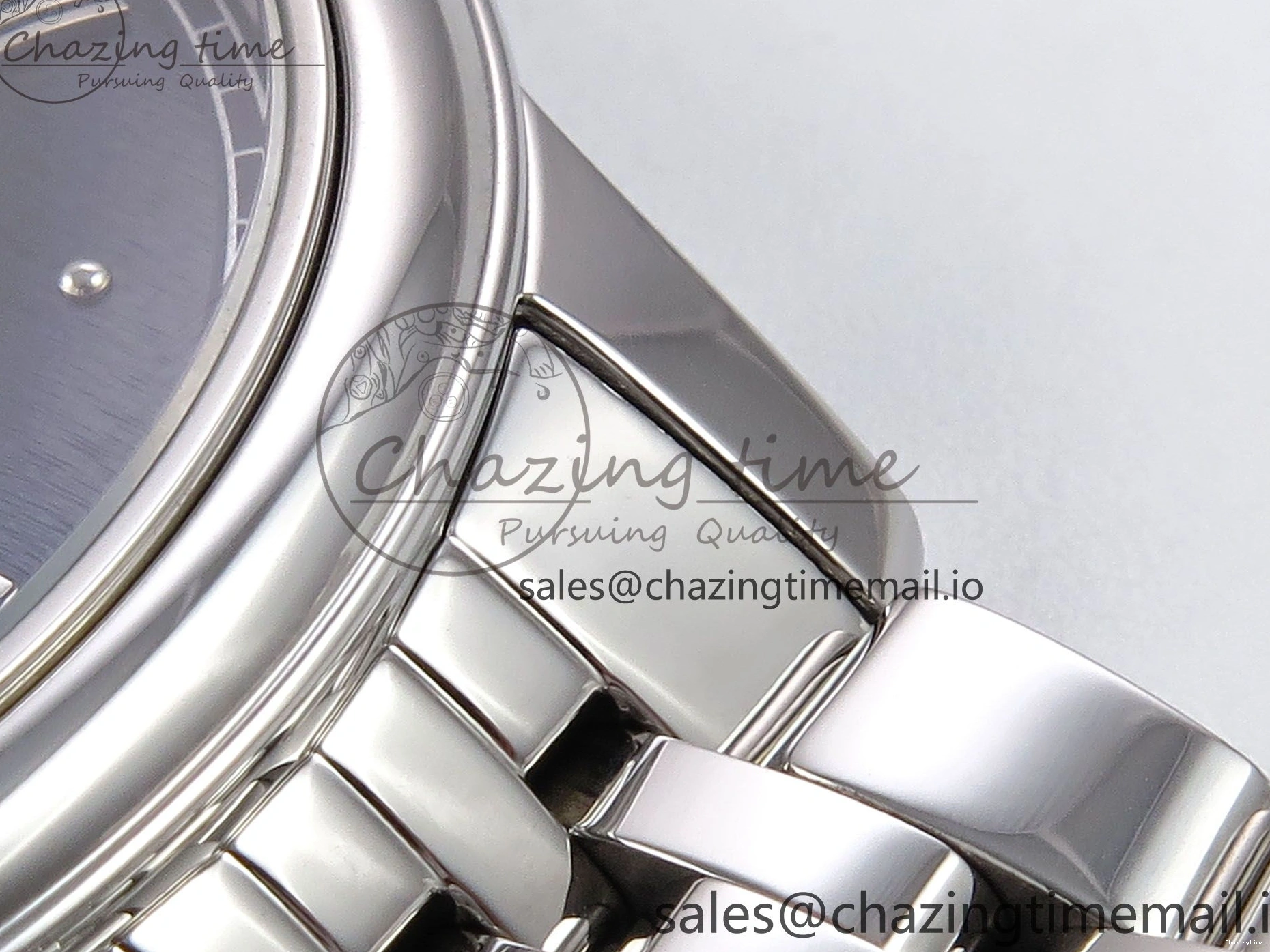 0317 Supportive De Ville Date SS VSF 1:1 Best Edition Blue Dial on SS Bracelet A 7700